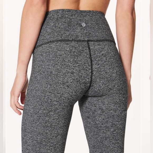 Lululemon Wunder Under Hi-Rise Tight 28 Heathered Black size 10 - Picture 2 of 10